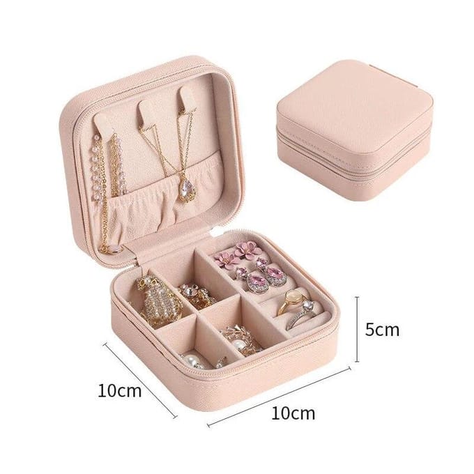 Sieradenorganizer Display Reissieradendoos Dozen Draagbare sieradendoos Lederen opbergruimte Joyeros Organizador De Joyas