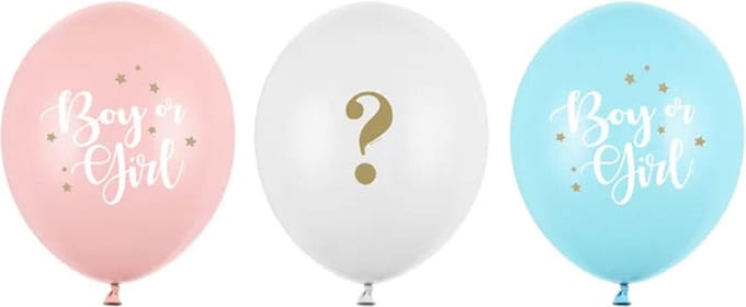 Partydeco - Ballonnen Boy or Girl - 50 stuks