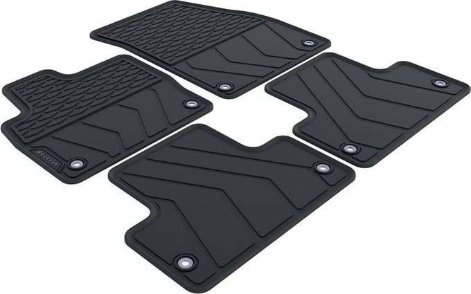Rubber Automatten geschikt voor Land Rover Range Rover Evoque - 2011-2019 - 4-delig - Uitvoering: 5-deurs