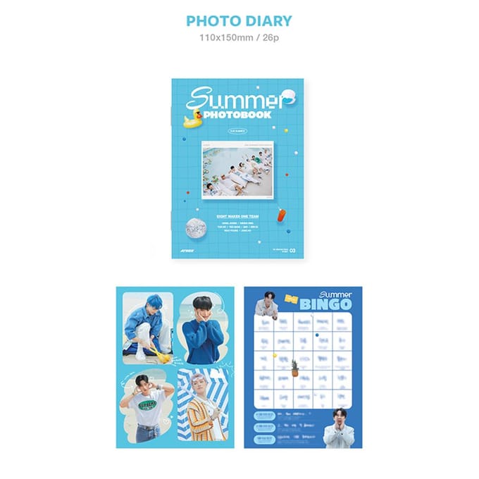 ATEEZ - 2023 Zomer Fotoboek blue