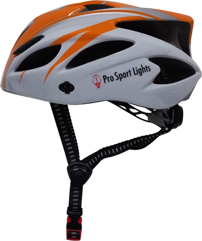 Fietshelm Heren/Dames - Oranje Wit - Allround - 52 tot 58cm
