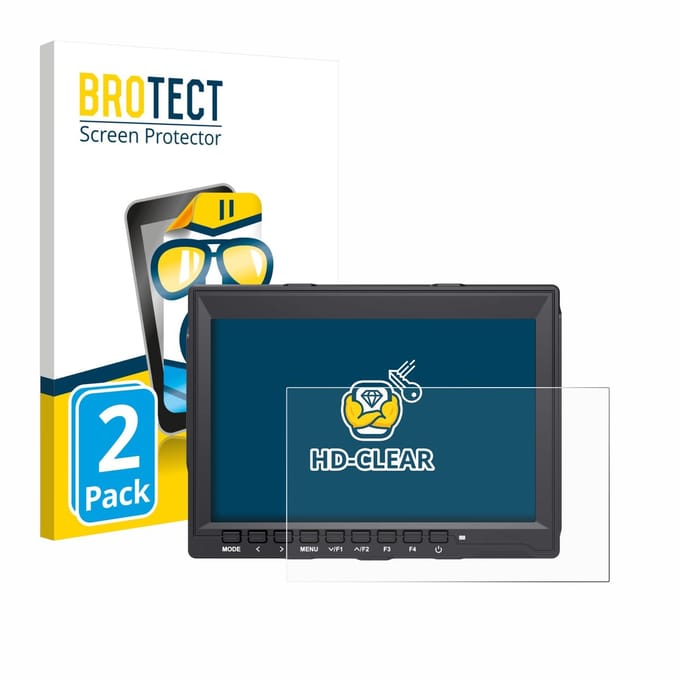 BROTECT - Screenprotector voor Feelworld FW759 7" - Folie Beschermfolie transparant 2 Stuks