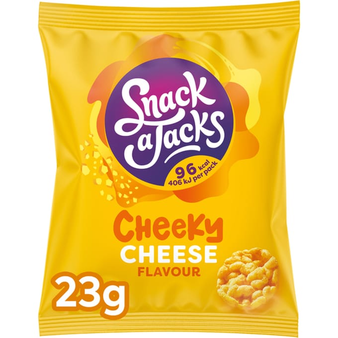 Snack A Jacks Crispy Cheese - Tussendoortje - 8 x 23 gram