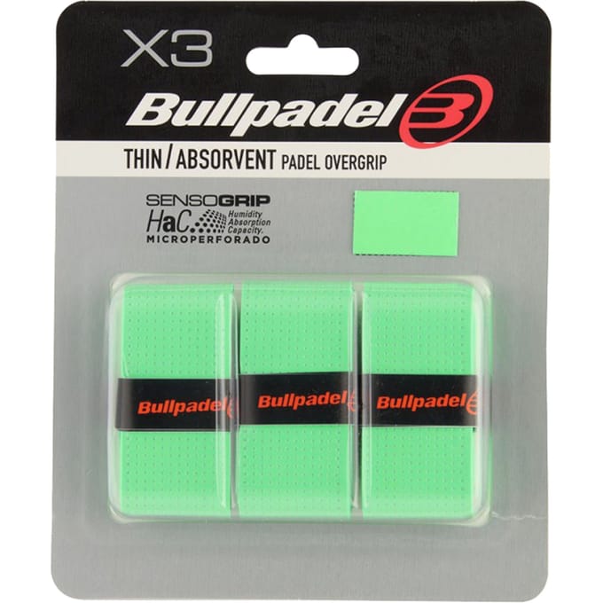 Bullpadel GB1705 Overgrip Groen 3 St. - Grip - Multi