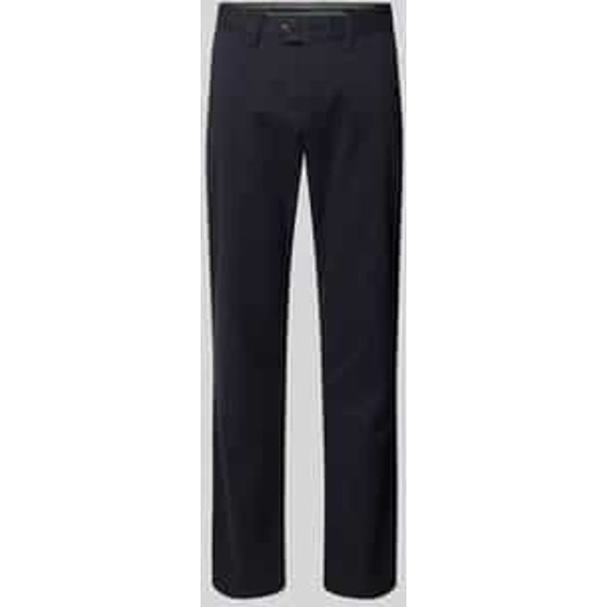 Regular fit chino met Franse steekzakken