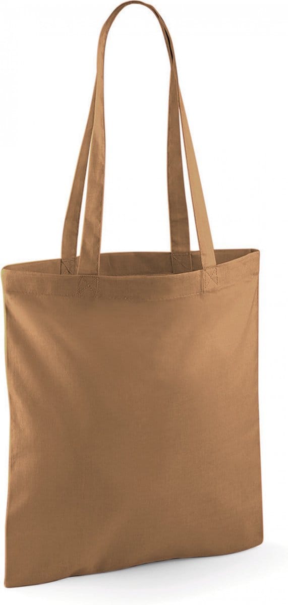 Westford Mill Bag For Life - Long Handles WM101 - Caramel - 38 x 42 cm