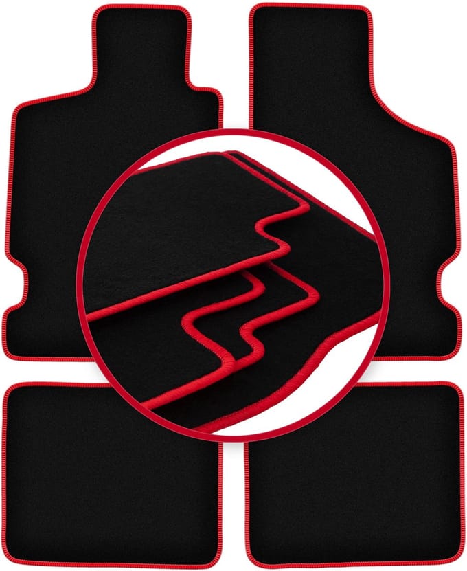 CARLUX-RED automatten voor: Citroen Saxo hatchback (1996-2003)