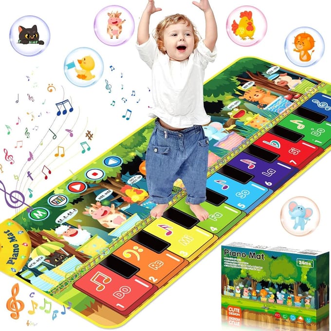 Equivera Dansmat - Dansmat voor Meisjes - Dansmat Kinderen - Eduactief Leren Spelen - Dansmat voor Jongens