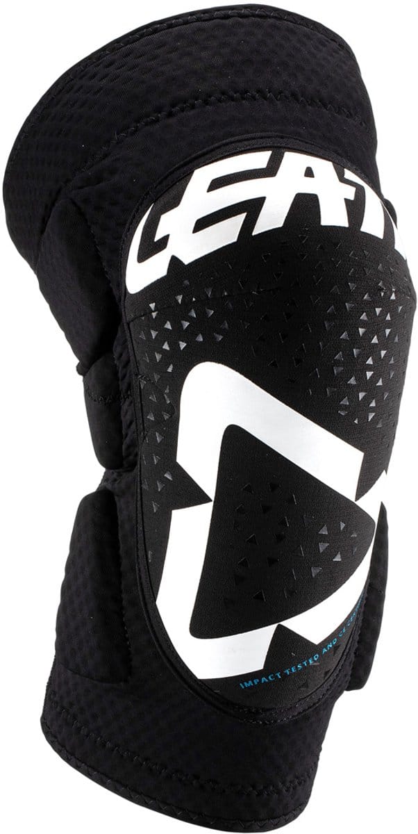 Leatt 3DF 5.0 Zwart Witte Motocross Kniebeschermers -