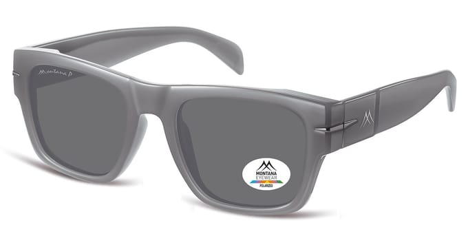 Montana Zonnebril Polarized Glanzend Grijs MP189C