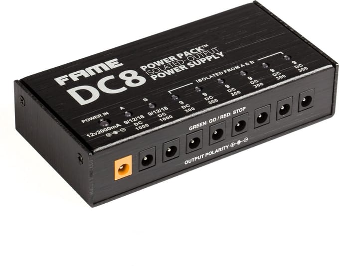 Fame DC8 Multi-Power Supply - Voedingseenheid voor effect-units