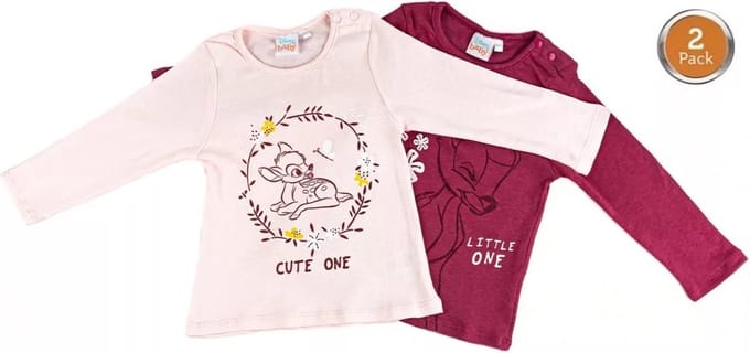 Disney Bambi baby t-shirt, top 2 pcs 62/68 cm