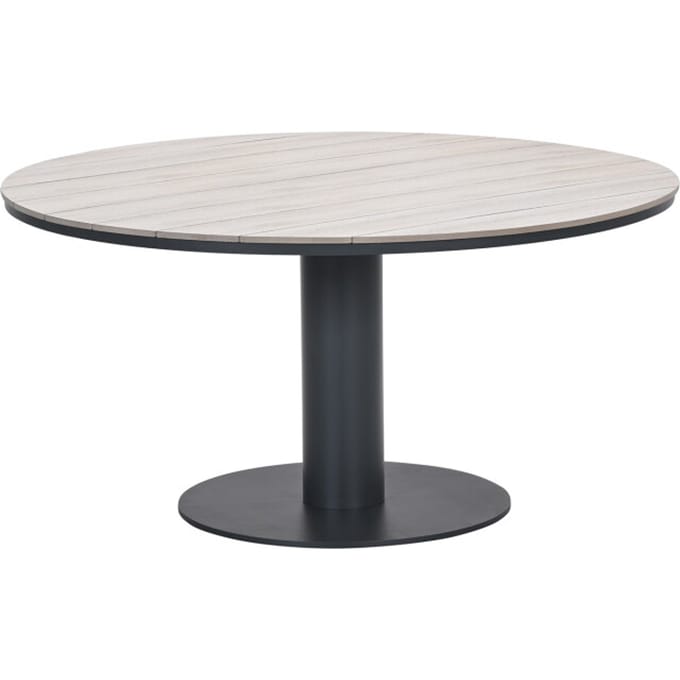 Garden Impressions Newton dining tuintafel rond Ø150 cm carbon black