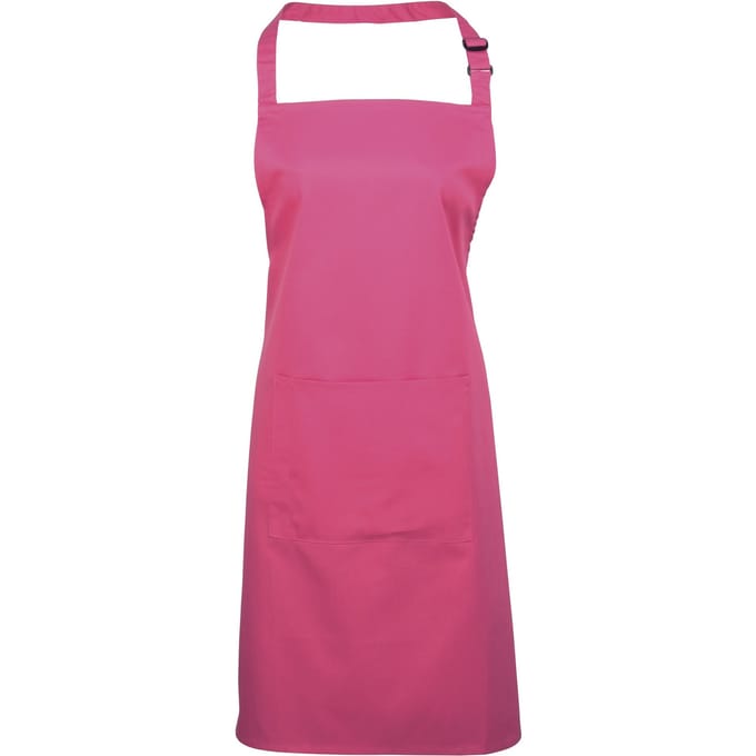 Premier Dames/Dames Kleuren Bipschort Met Zak / Werkkleding (Heet Roze)