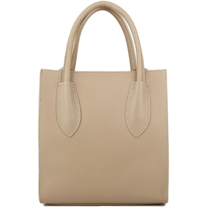 Giulia Monti Handtas Grijs Beige