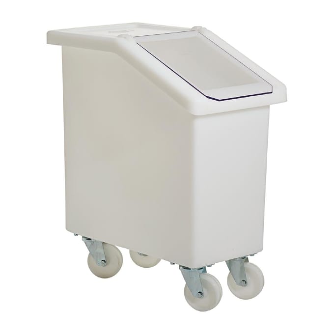 Mobiele ingredintenbak 65L wit