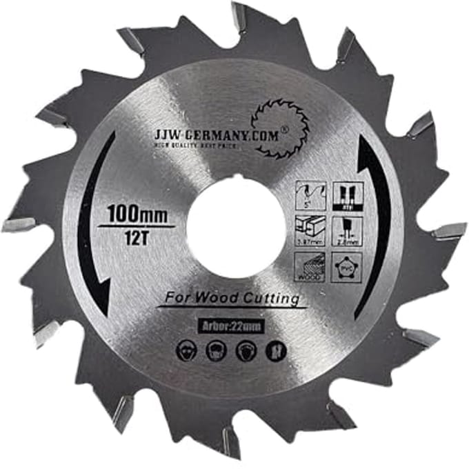 HM Groeffrees 100 x 3,97 x 22 Z = 12 voor Platte Deuvelfrees