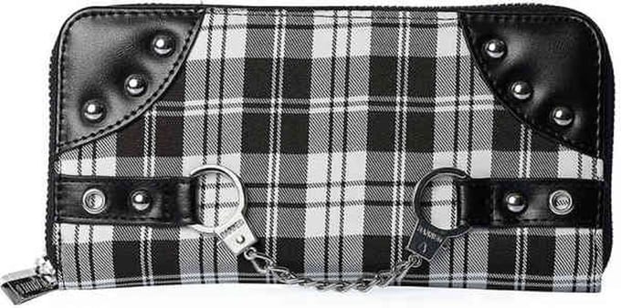 Banned - Handcuff Dames portemonnee - Zwart/Wit