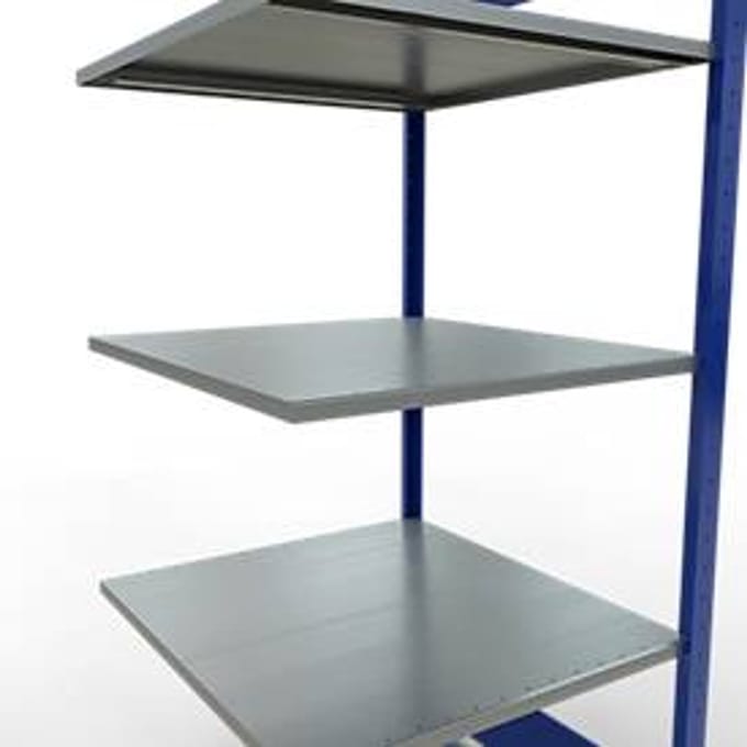 SCHULTE Lagertechnik - Boutloos erkersysteem - 2000x 750x800 mm, type 150 kg