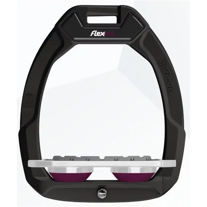 Veiligheidssporen Plat Grip Zwart/Grijs/Paars Flex-On Safe-On