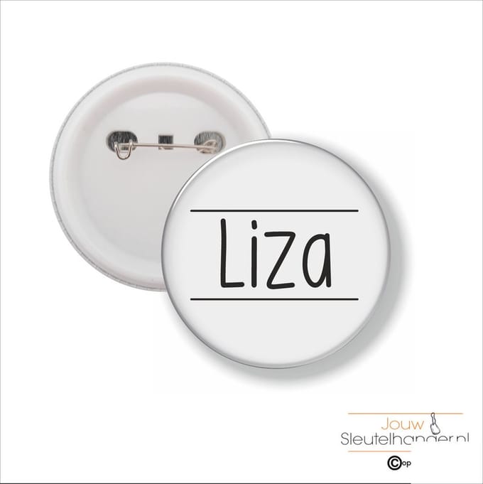 Button Met Speld 58 MM - Liza