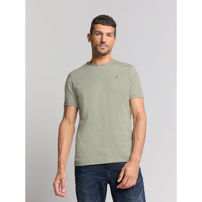 No Excess T-shirt crewneck slub smoke