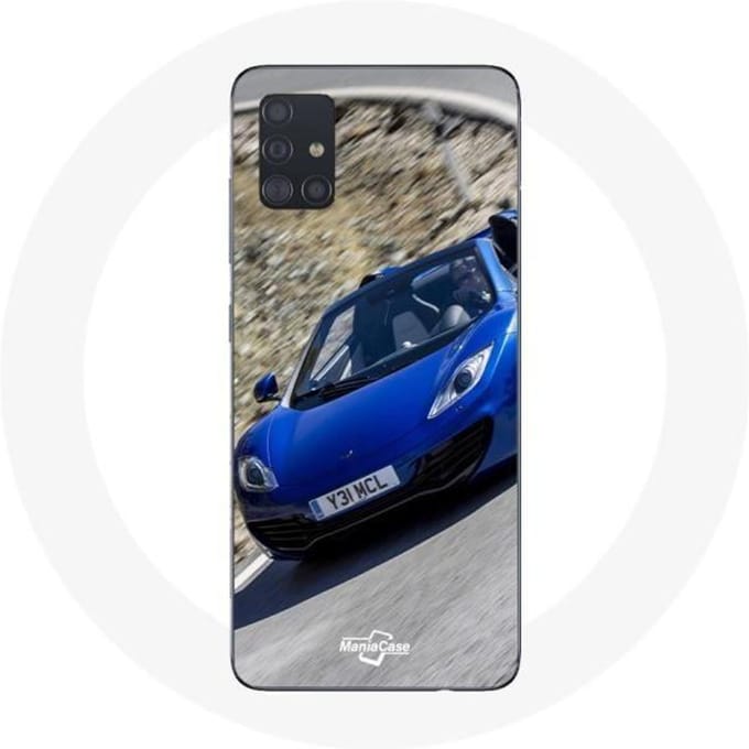 Coque - McLaren - Galaxy A51 - Formule 1 - Bleu - Souple bleu