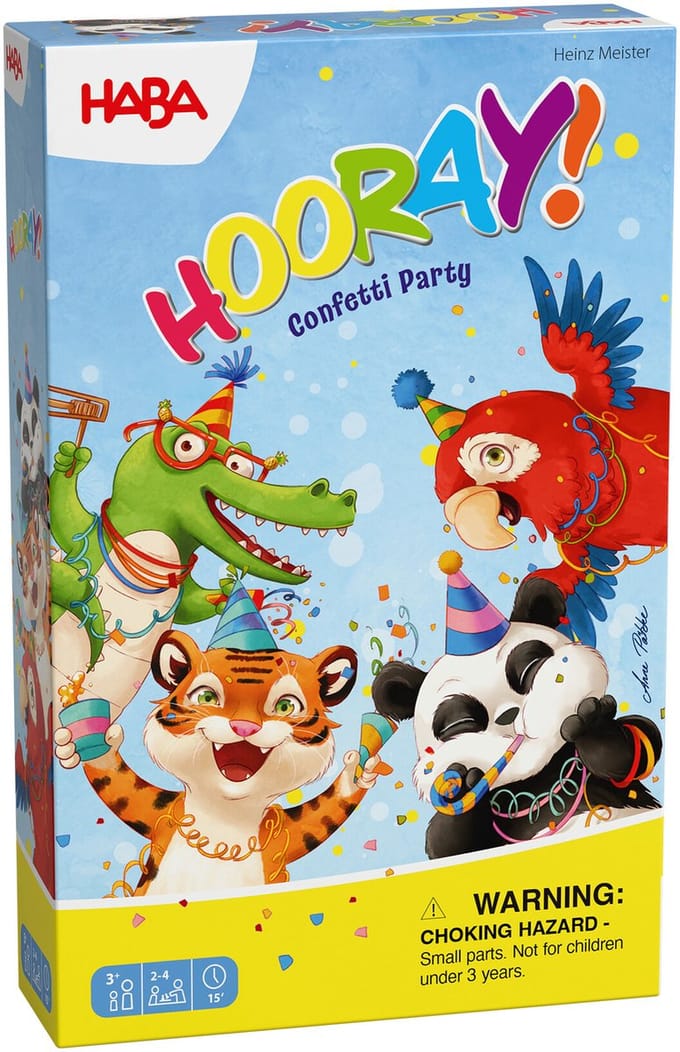 Haba | Bordspel Hoera! Het Regent Confetti Een Kleurrijk Spel