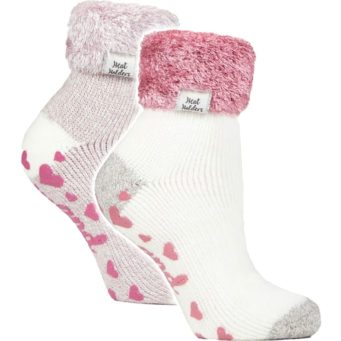 2-pack Dames Zachte Lounge Sokken met Antislip