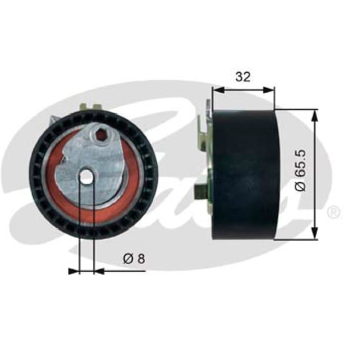 Spanpoelie, PowerGrip distributieriem GATES T43238