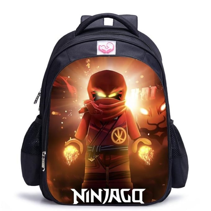 Lego Ninjago Seizoen 5 Cartoon Print Zwarte Rugzak black - medium