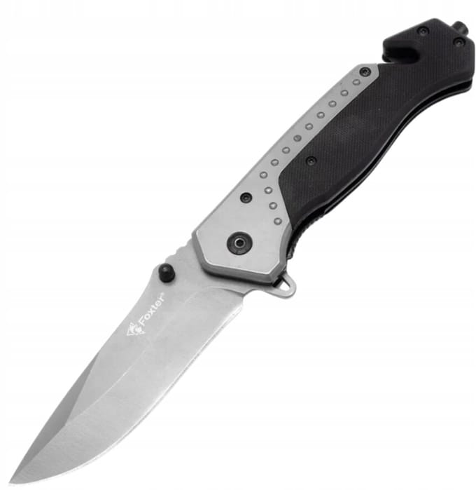 Foxter - Zakmes - Tactical knive - 23cm + Raambreker + gordelsnijder.