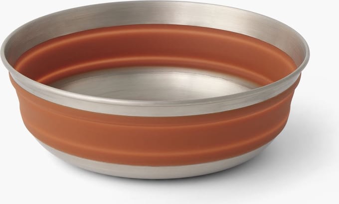Sea to Summit - Detour Stainless Steel Collapsible Bowl - M - Brown