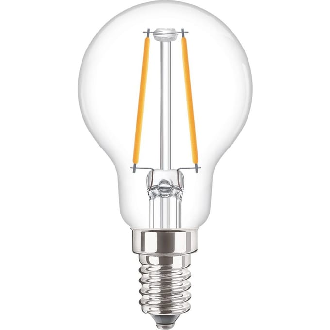 Philips - Corepro LEDluster E14 Filament Helderglas 2W 250lm - 827 Zeer Warm Wit - Vervangt 25W