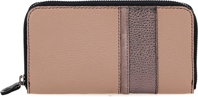 Gabs Leren Portemonnee GMONEY17 Hokusai Black Light Rose Oud roze