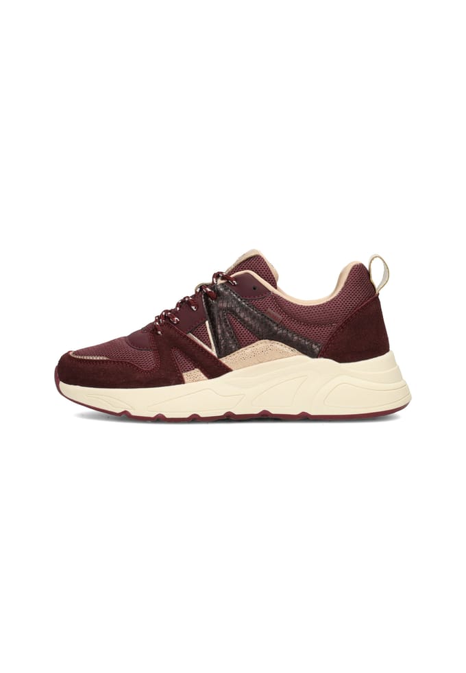 POSH by Poelman Carocel Dames Sneakers - Donker rood
