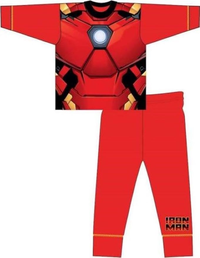 Iron Man pyjama - rood - Avengers IronMan pyama - maat 122/128