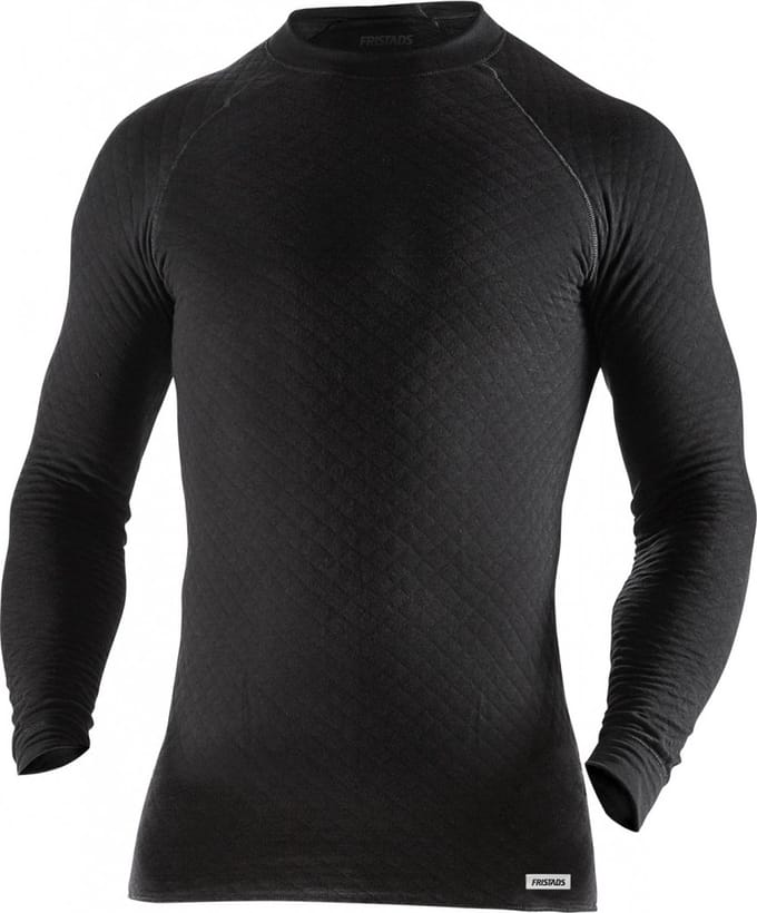 Fristads T-Shirt Lange Mouwen 743 Pc - Zwart - XL