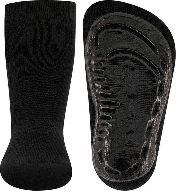 Antislip sokken effen zwart-18/19