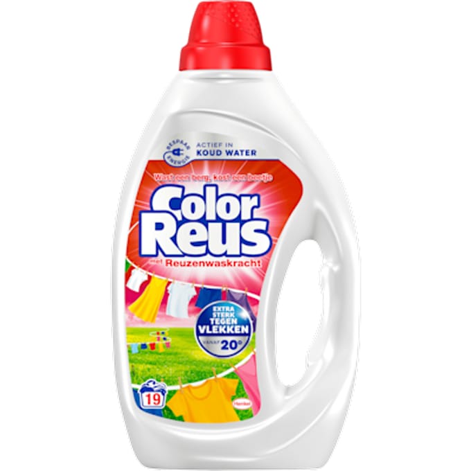 Witte Reus Wasmiddel Color Reus Gel 19 Wasbeurten - 855 ml
