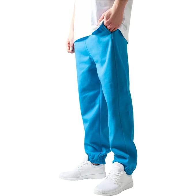 Urban Classics - Basic Heren joggingbroek - XL - Blauw