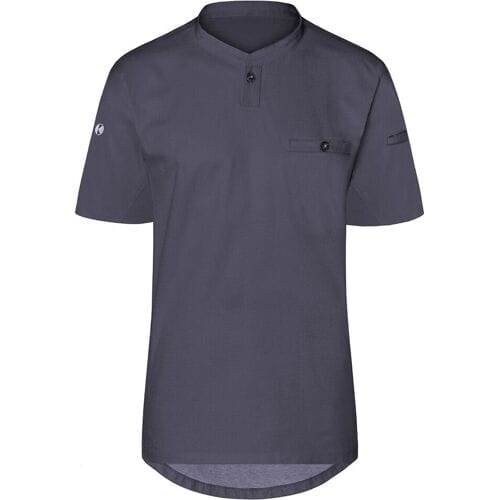 (6 stuks) KARLOWSKY Korte Mouw Heren Werkshirt Performance - Antraciet - maat: S Grijs