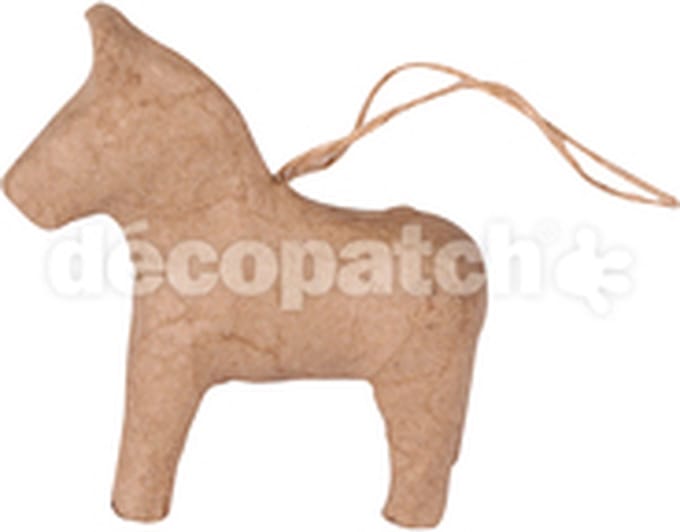 hanger kerstmis Zweeds Paardje om op te hangen 8 cm.