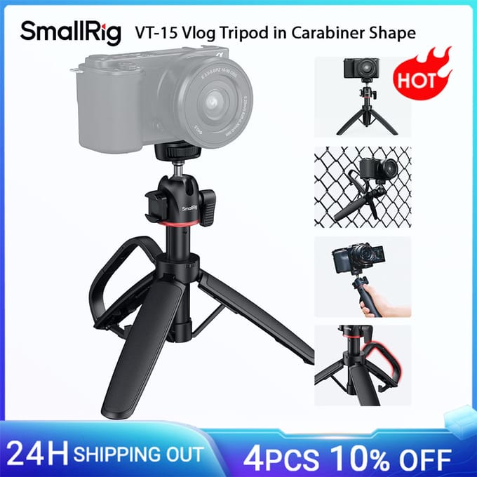 SmallRig 5285 VT-15 Mantis Tripod in Carabiner Shape