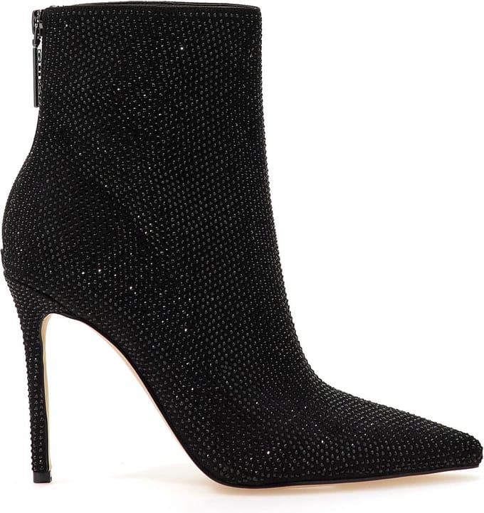 Guess - Maat 40 - Selmay Dames Enkellaars/Hak - Zwart