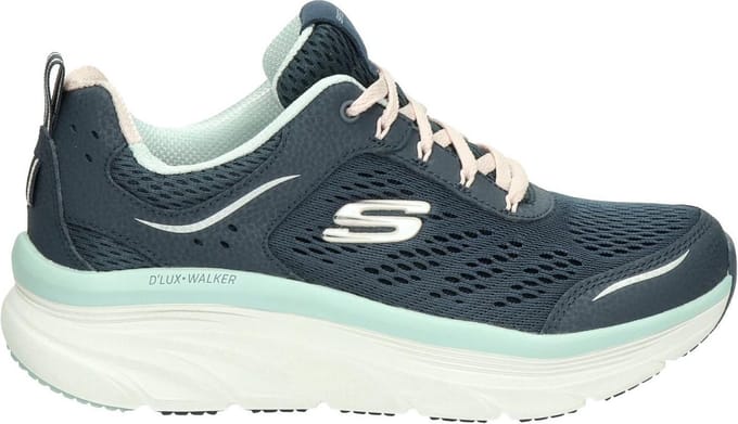 Skechers D'Lux Walker - maat 40 -Infinite Motion Dames Sneakers - Navy/Light Blue
