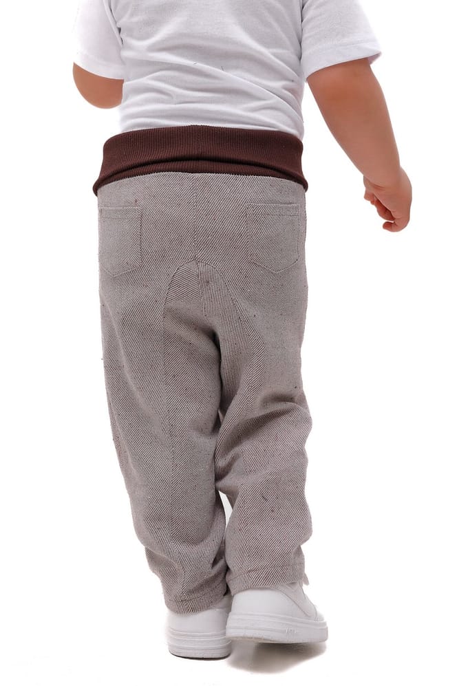 RobyKris Baby Broek - Katoen - Lichtbruin - Maat 86-92