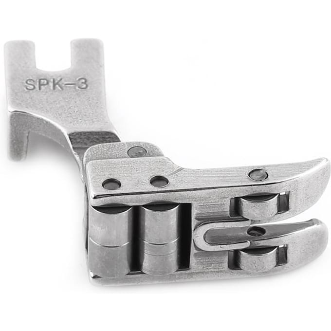 1 stuks Industriële Naaimachine Roller Persvoet Stikken PVC Leer Stof white