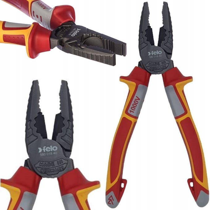 Felo Combinatietang VDE 180mm - Veilig werken tot 1000V