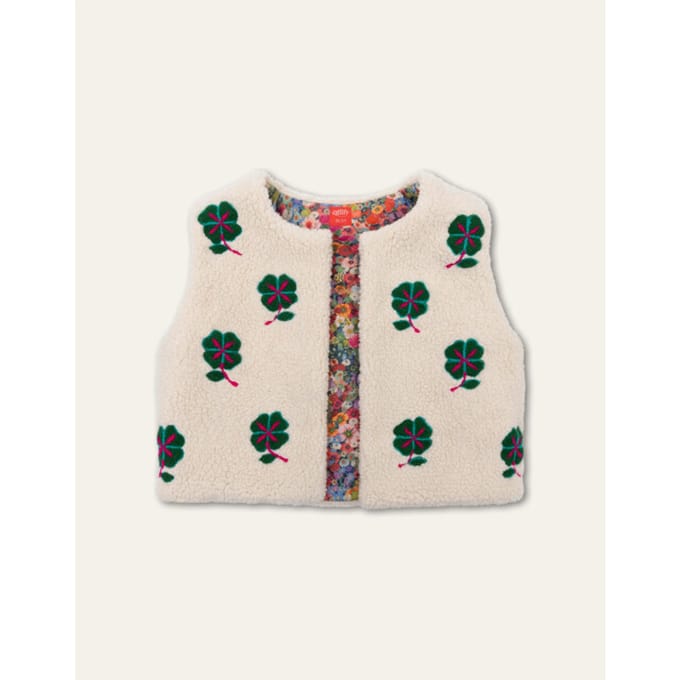Oilily Clover Bodywarmer- maat80/18m Turtle Dove